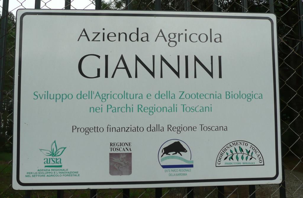 Podere Oslavia Az.Agr.Bio Giannini Alberese Buitenkant foto